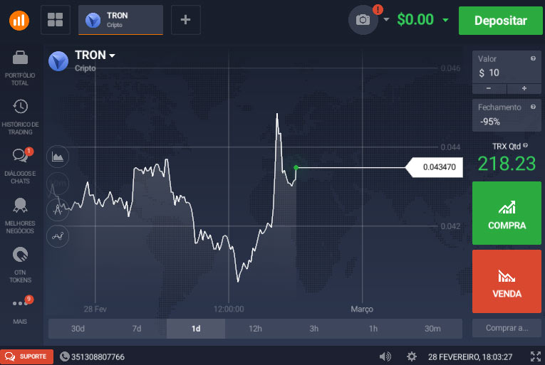 Como Comprar a criptomoeda TRON