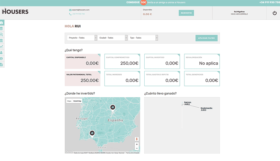 Plataforma crowdfunding housers