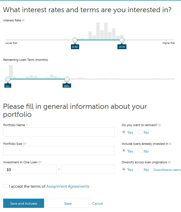 Auto Invest na plataforma crowdfunding Mintos