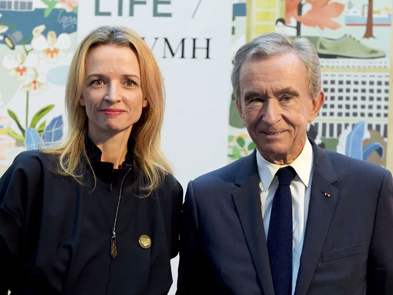 Bernard Arnault, dono da LVMH juntamente com a sua filha