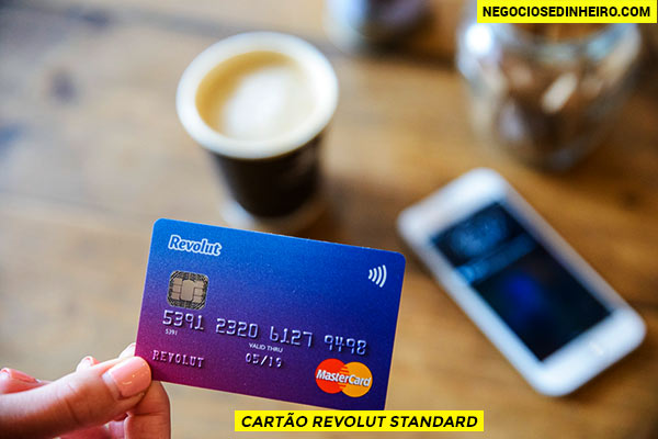 Cartão Revolut Standard - o cartão grátis da Revolut