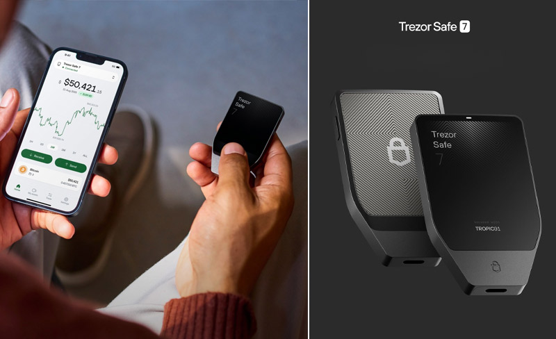 Trezor Safe 3 Carteira Carteira Trezor Safe 7