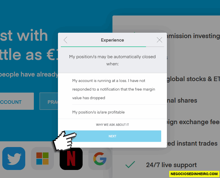 Como abrir conta na corretora Trading 212