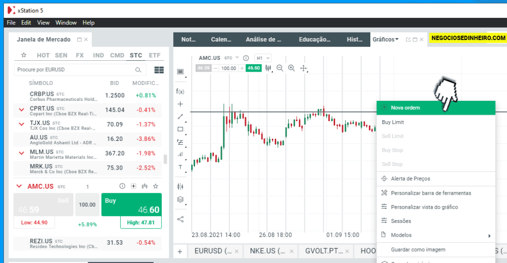 Como Comprar Ações AMC