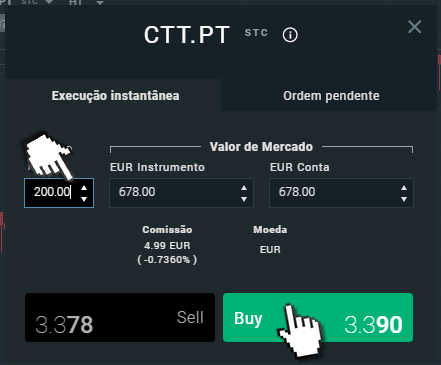 Como comprar ações dos CTT