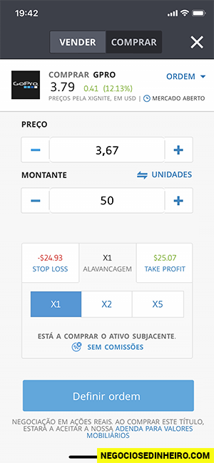 Como comprar ações no Etoro
