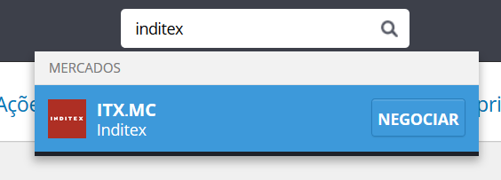 Como comprar ações da Inditex