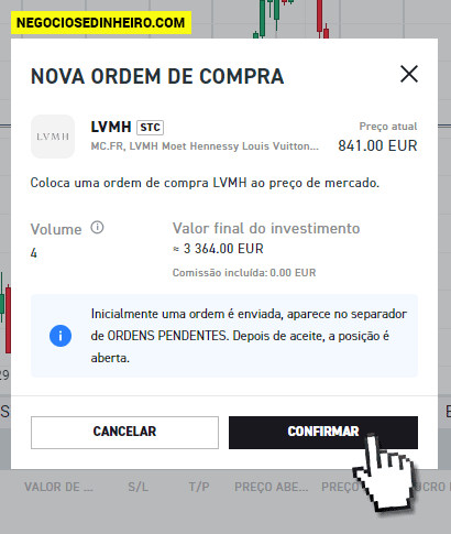 Como comprar ações Louis Vuitton LVMH