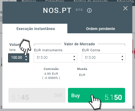 Como comprar ações da NOS