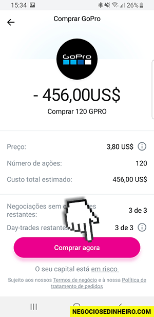 Como comprar ações no Revolt (Revolut Trading)