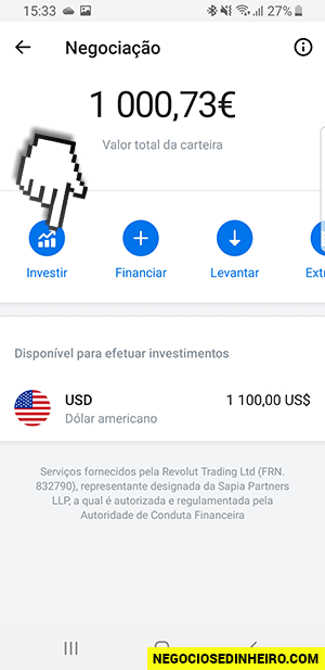 Como comprar ações no Revolt (Revolut Trading)