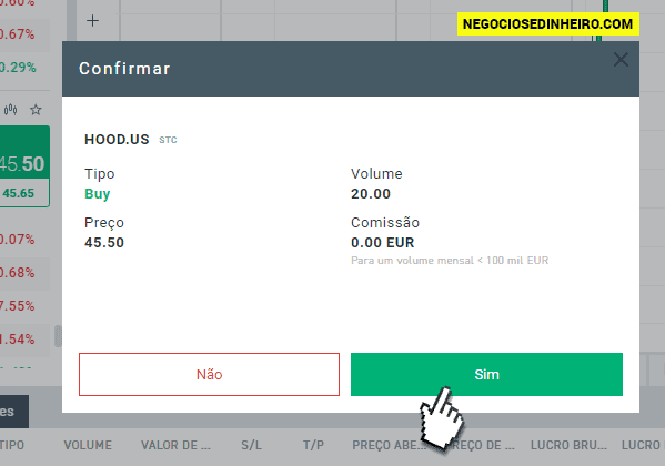 Como comprar ações da Robinhood