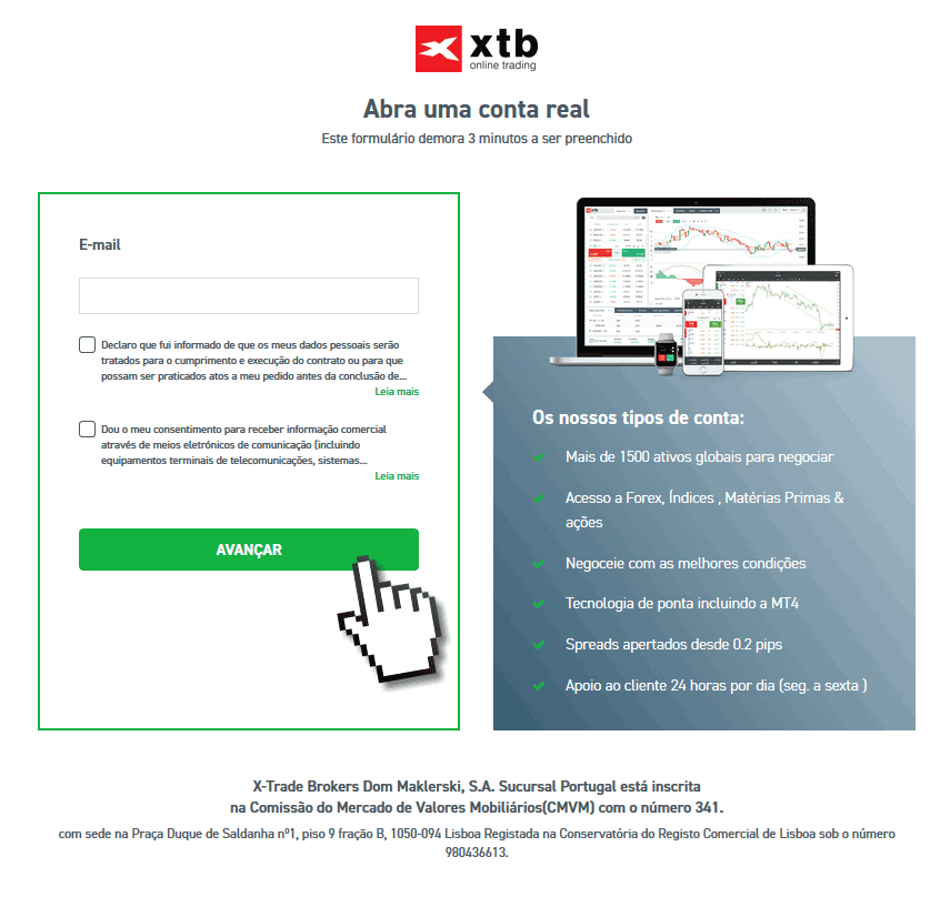 Como comprar ações na XTB Portugal