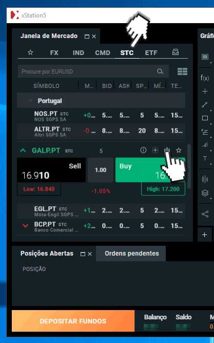 Como comprar ações da GALP