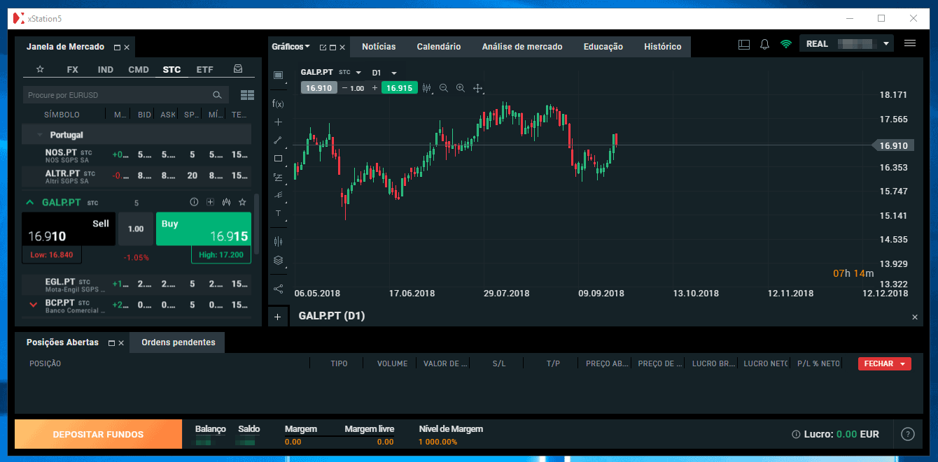 Como comprar ações da GALP