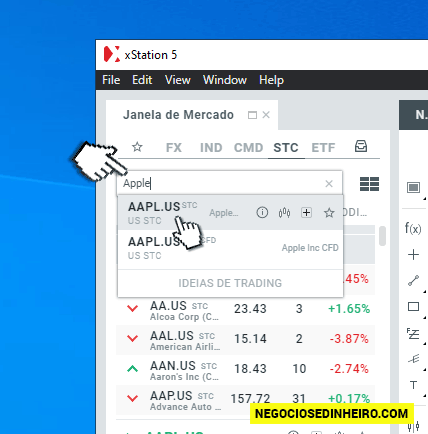 Passos para comprar ações na XTB