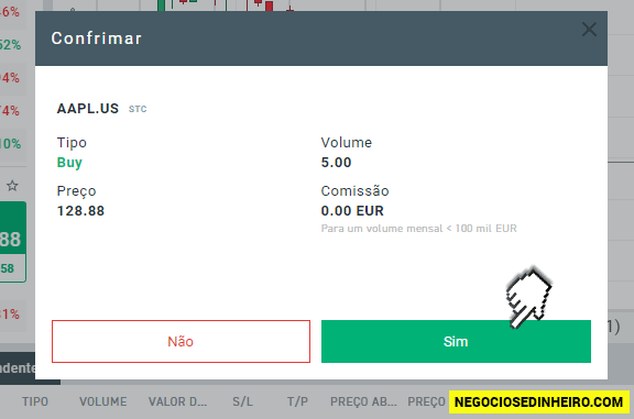 Passos para comprar ações na XTB