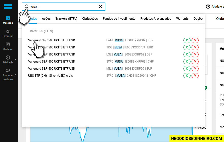 Como comprar ETF S&P 500 Grátis