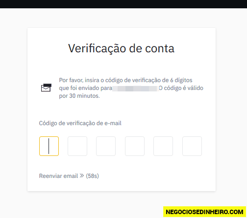 Como criar conta na Binance