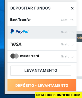 Como depositar dinheiro na XTB