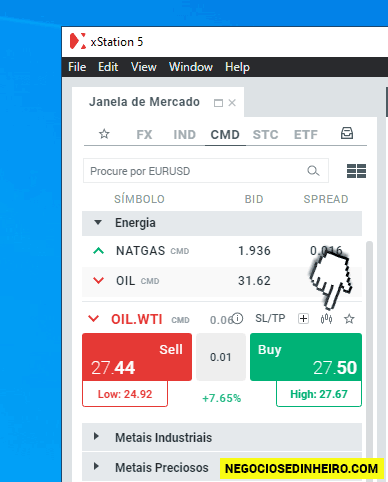 Como negociar Petróleo