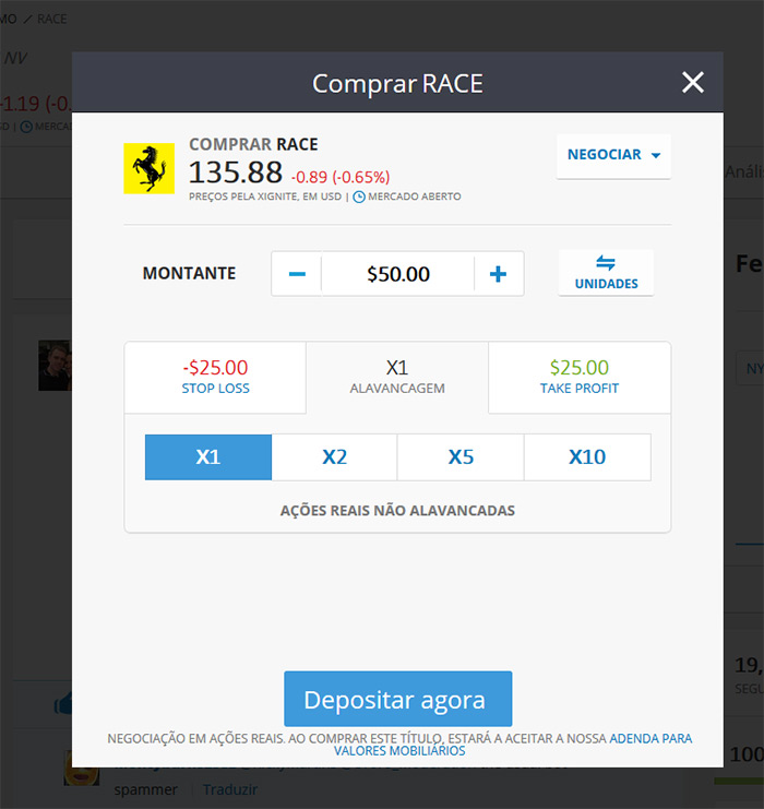 Como investir na Ferrari