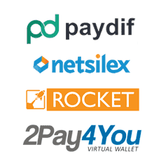 2pay4you, Paydif, Netsilex e Rocket Pays