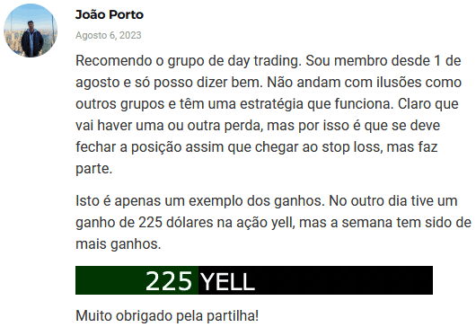 Feedback day trader