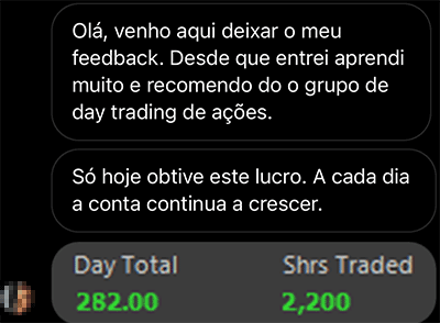 Feedback day trader #1TradingRoom