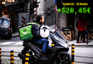 Quanto Dinheiro é Possível Ganhar como UBER Eats em Portugal