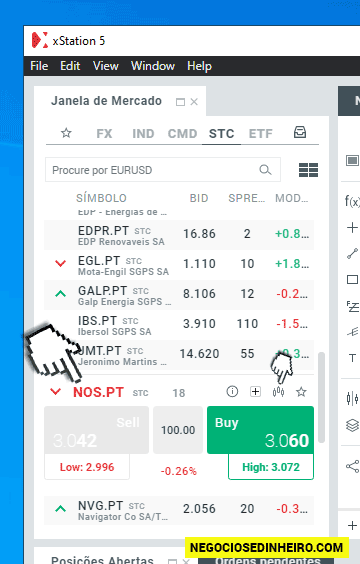 Como investir com comissões grátis na Bolsa de Valores de Portugal