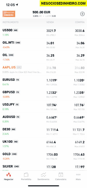 Como investir usando o telemóvel