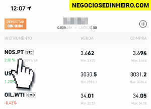 Como investir usando o telemóvel