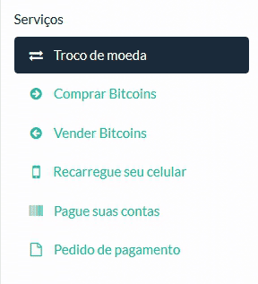 Menu site SatoshiTango