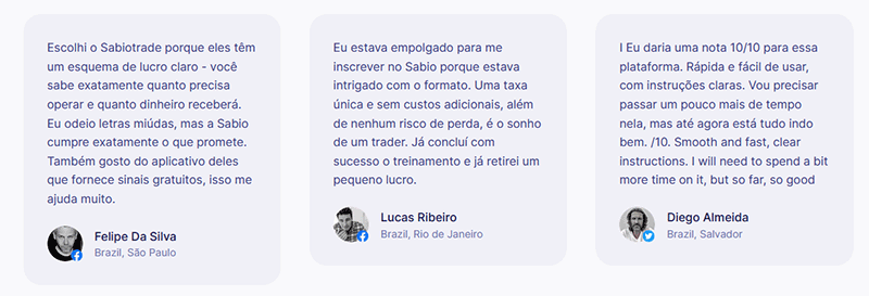 Opinião SabioTrade
