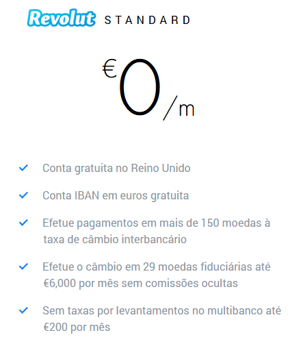 Plano Revolut Standard