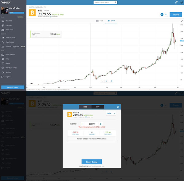 migliore piattaforma di trading per bitcoin 300 usd a btc