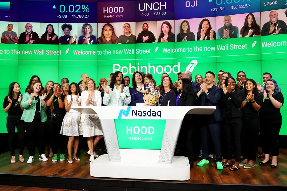 IPO Robinhood na Bolsa de Valores NASDAQ