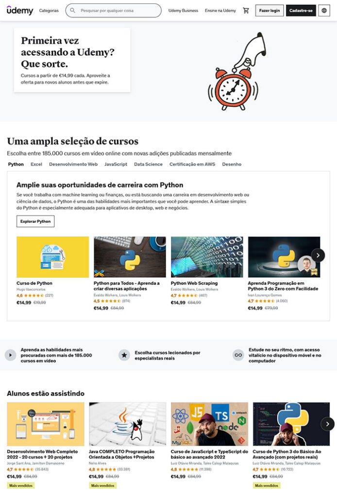 Site Udemy